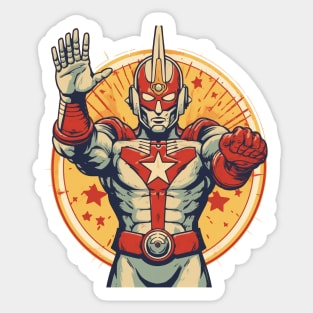 Respect Your Ultraman Retro Propaganda Style Sticker